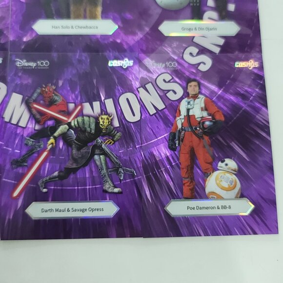 Kakawow Cosmos Disney 100 All Star Complete Star Wars Companion Puzzle 9 Cards - Picture 2 of 10